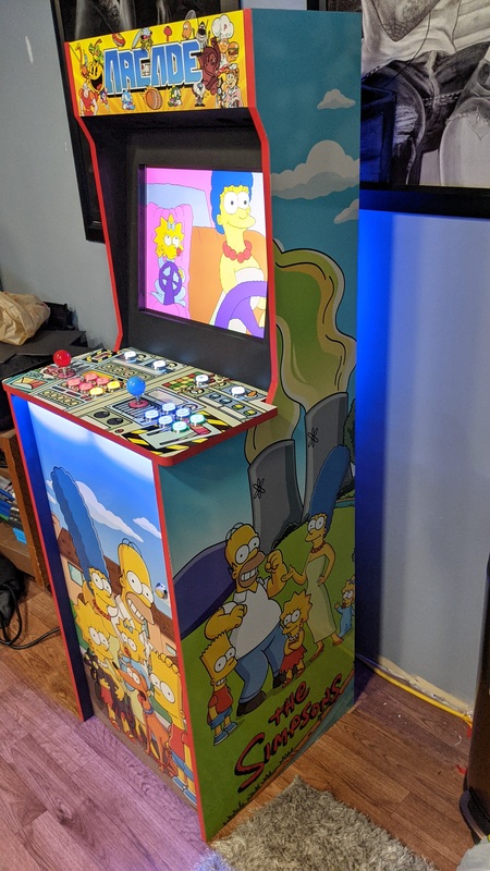 Custom arcade cabinet for home
